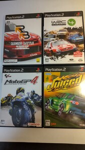 Motogp4 JUICED tuned car WRC4 レーシングバトルC1 Racing Battle バイク 車 レース playstation2 PS2 4本セット