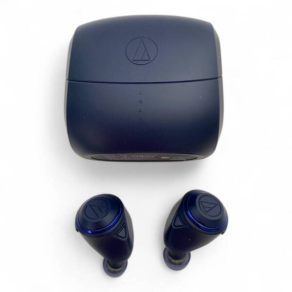 ▲ オーディオテクニカ audio-technica ワイヤレスイヤホン ATH-CKS50TW BL ブルー 720-2100