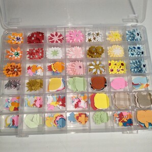 大容量!42ポケット Flower Garden クラフトパンチ