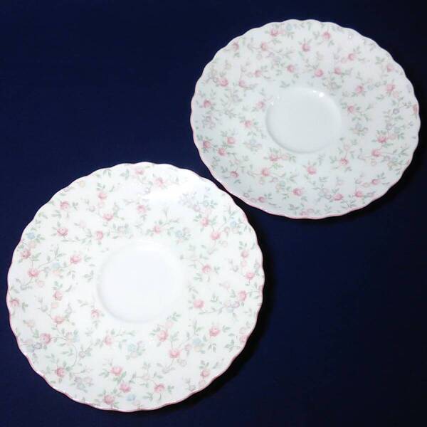 ◆送料無料◆ ノリタケ キューティーローズ ソーサー2枚 Noritake CUTIE ROSE