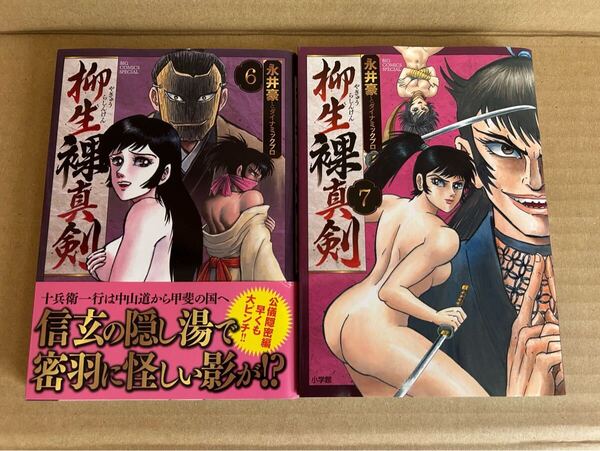 ◆送料無料 即決 全巻初版◆柳生裸真剣◆6巻-7巻セット◆ビッグコミックススペシャル/永井豪/ダイナミックプロ