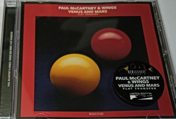 ポール・マッカートニー & ウイングス Venus And Mars Flat Transfer Paul McCartney & Wings