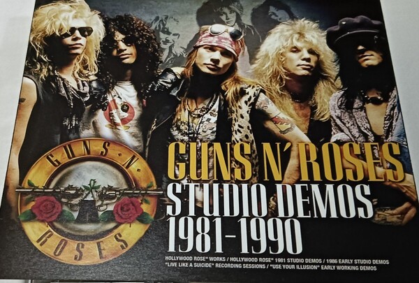 ガンズ・アンド・ローゼズ 1981-90年 3CD スタジオ・デモ Guns N'Roses Studio Ring Demos