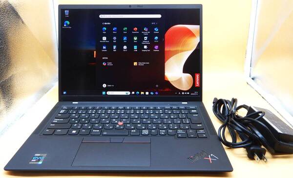 底面傷有 windows11Pro ThinkPad X1 Carbon gen9 Core i5-1135G7 無線WAN(LTE)/SSD(NVMe)256GB/8GB/指紋/HDMI/カメラ/Bluetooth 管660-114