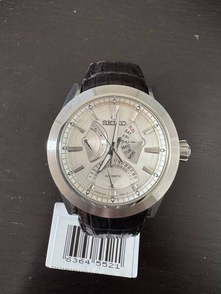 【SEIKO】 セイコー ブライツアナンタ メカニカル ダブルレトログラード 【稼動品】SAEC003/6R24-00A0 自動巻き メンズ_990332【中古】