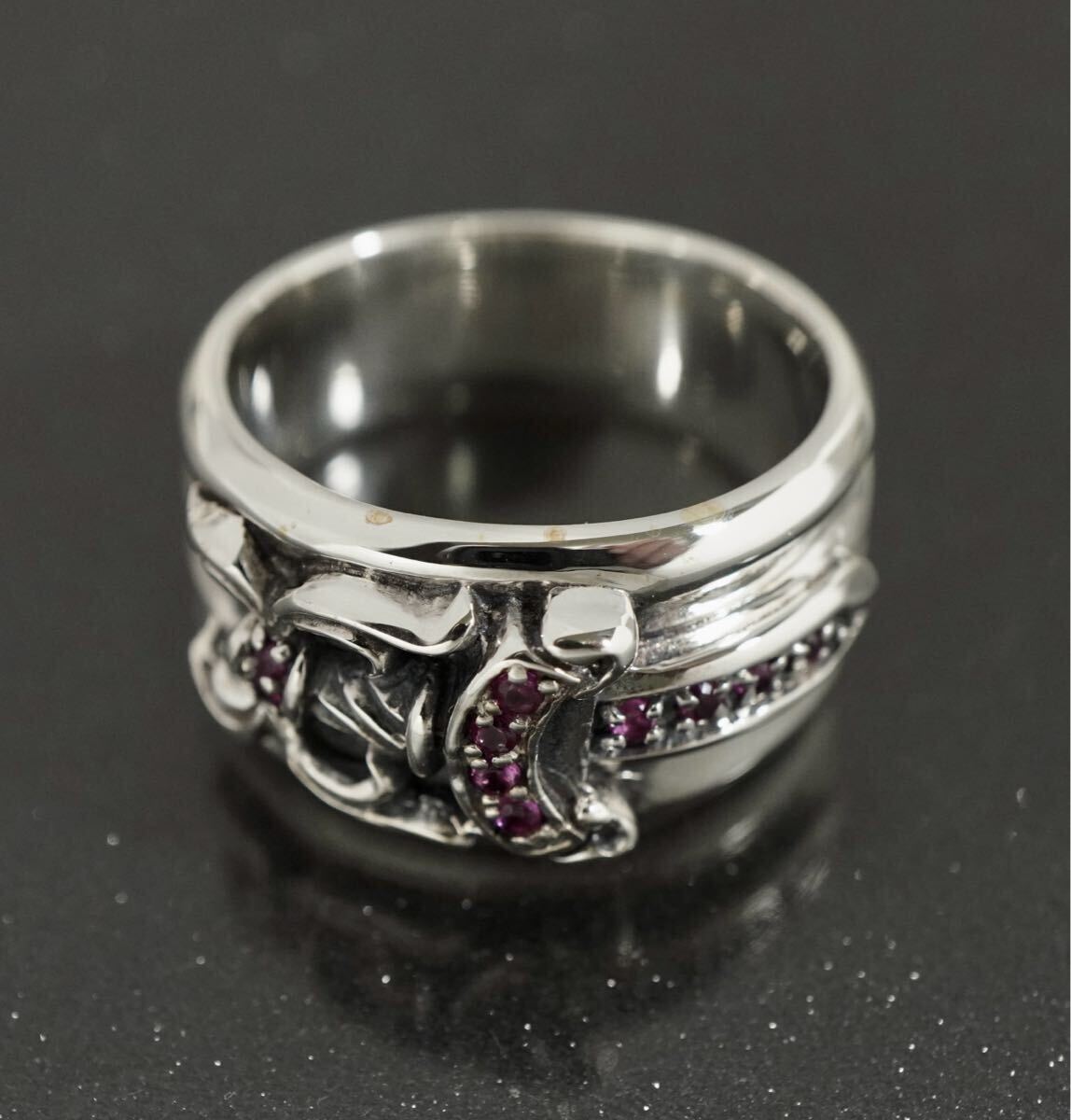 T*O様 CHROME HEARTS リング　21号 CHROME HEARTS クロムハーツ（原本無） Floral cross Ring