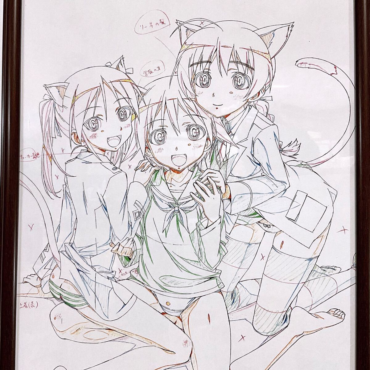 ストライクウィッチーズ　直筆サイン　複製原画 Yahoo!オークション -「ストライクウィッチーズ 複製原画