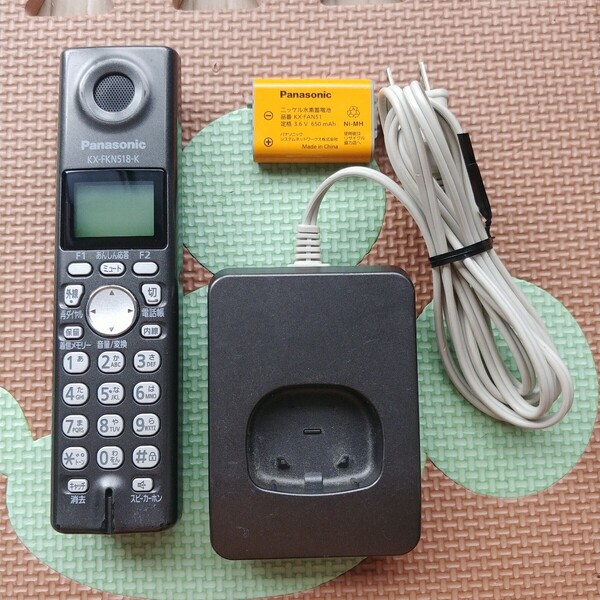 Panasonic パナソニック 充電器付子機 増設子機 KX-FKN518