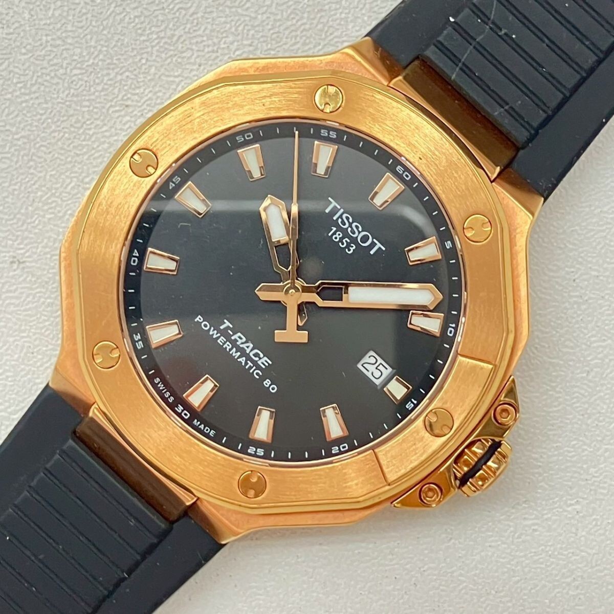 希少　TISSOT　自動巻　裏スケルトン　稼働 Yahoo!オークション -「ティソ スケルトン」(ブランド腕時計) の