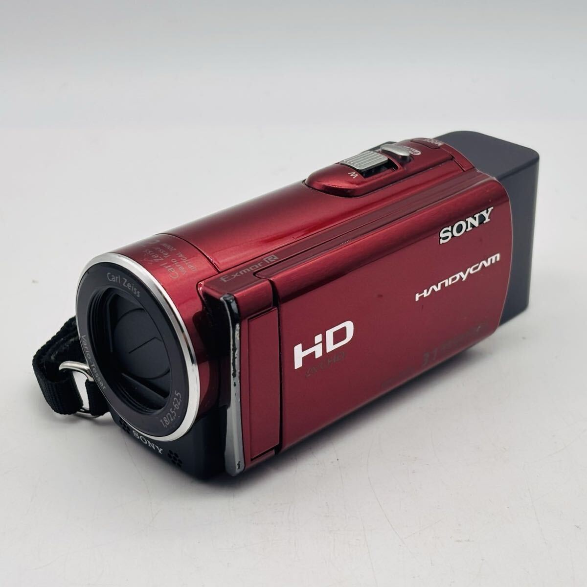 極美品 SONY ビデオカメラ ハンディカム HDR-CX170 レッド Yahoo!オークション -「hdr-cx170」の落札相場・落札価格