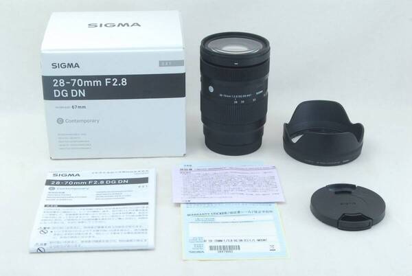 ★極美品★SIGMA シグマ C 28-70mm F2.8 DG DN Contemporary ライカLマウント 元箱付き♪