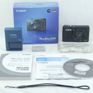 ★良品★Canon キャノン PowerShot パワーショット S100 ブラック 元箱付き♪