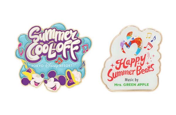 ピンバッジ サマークールオフ Mrs.GREEN APPLEコラボ ミセス 東京ディズニーリゾート ランド シー