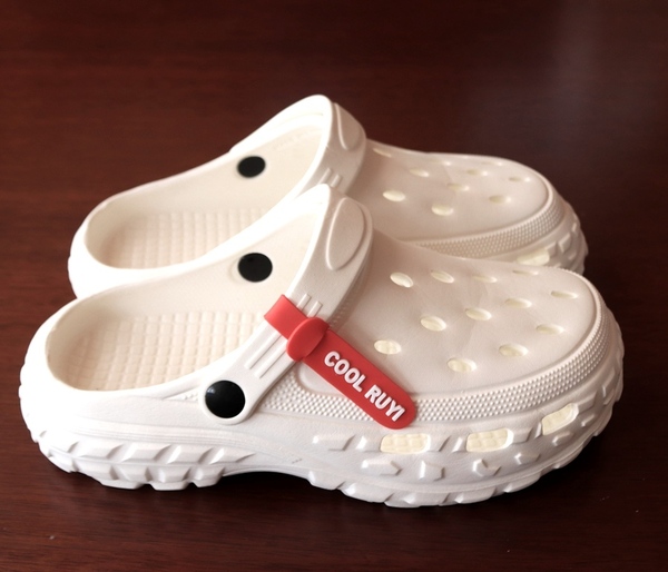 新品■メンズ サンダル 白(ホワイト)40-41 25.0~26.0㎝ EVA素材 肉厚 3cmUP! 厚底 ■当店オリジナル!ラジアル スリッポン シューズ