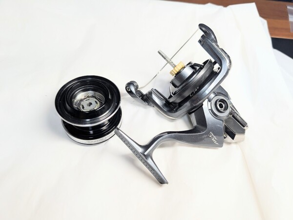 シマノ 管296GD AR-C エアロ CI4+4000XG 本体+スプールセット 傷多数 部品取り(ハンドル、ドラグノブ、防水キャップ無し)