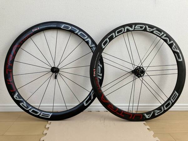 Campagnolo カンパニョーロ BORA ULTRA TWO カンパフリー cult チューブラー カーボンホイール クイックリリース付