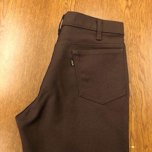【GG049】USA製 Levi's 517 W34 L30 ブーツカット スタプレ ワークパンツ ブラウン 42TALON ZIP ブランド古着 リーバイス517 送料無料