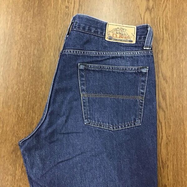【GG126】L.L.Bean W34 L30 ジーンズ ジーパン デニムパンツ メンズブランド古着 エルエルビーン 送料無料