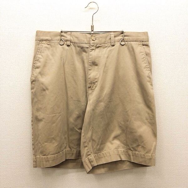 【GG148】POLO by Ralph Lauren W34 チノハーフパンツ ベージュ メンズブランド古着 ポロ ラルフローレン ショートパンツ 送料無料