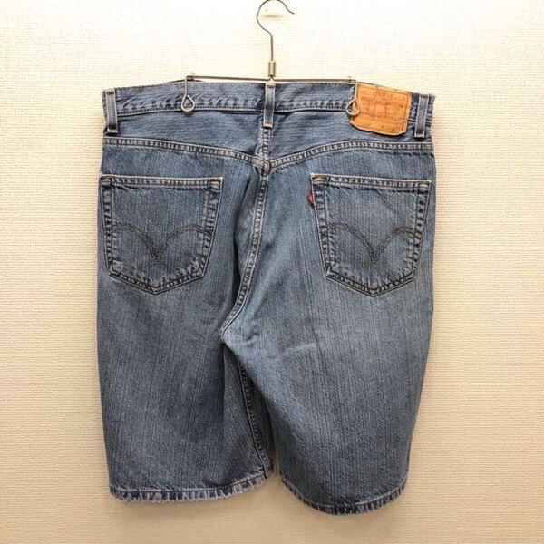 【GG186】Levi's 505 W36 デニムハーフパンツ メンズブランド古着 リーバイス505 ショートパンツ 送料無料