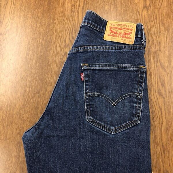 【GG237】Levi's 550 W32 L30 ジーンズ ジーパン デニムパンツ ストレッチ生地 メンズブランド古着 リーバイス550 送料無料