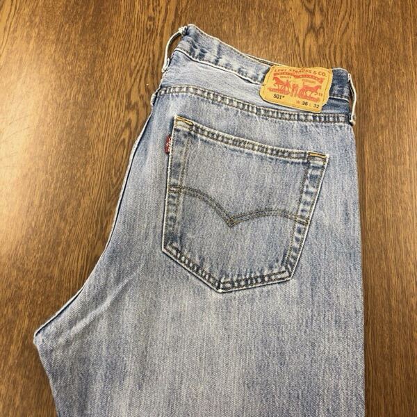 【GG246】Levi's 501 W36 L32 定番ストレート ジーンズ ジーパン デニムパンツ メンズブランド古着 リーバイス501 送料無料