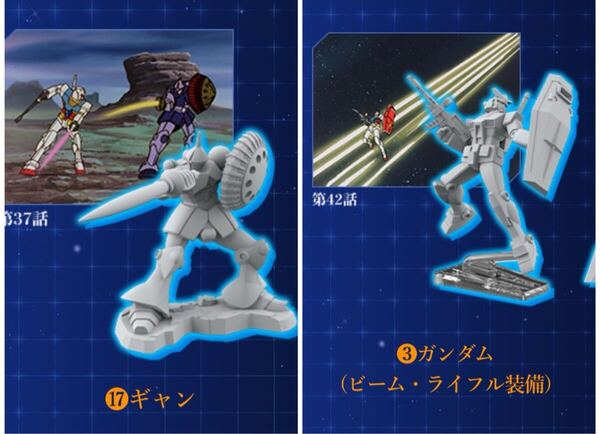 チョコサプ 機動戦士ガンダム ガンダム ビームライフル装備、ギャン