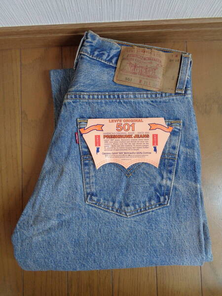 ヴィンテージ 新品 デッド USA製 Levi’s リーバイス 501 スモールe オリジナル W31 L30 2000年製 ☆ 赤耳 66 前期 ビッグE 501xx