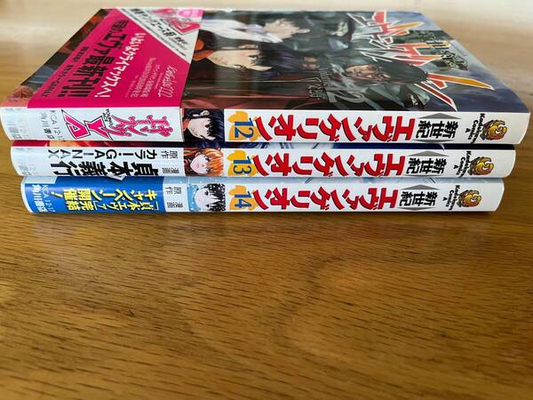 ★即決!★中古★ゆうパケットポストで匿名発送無料!★漫画 新世紀エヴァンゲリオン 12~14巻★貞本義行