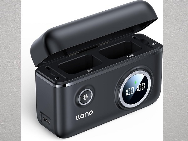 llano NP-FW50 バッテリー 充電器 PD 未使用 バッテリー2個 同時充電可 USB-C ポート PD18W 高速充電 LED数字表示 SDカード収納付 For Sony