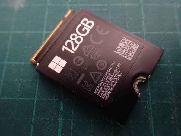 Microsoft Surface 純正 128GB 内蔵型SSD ジャンク