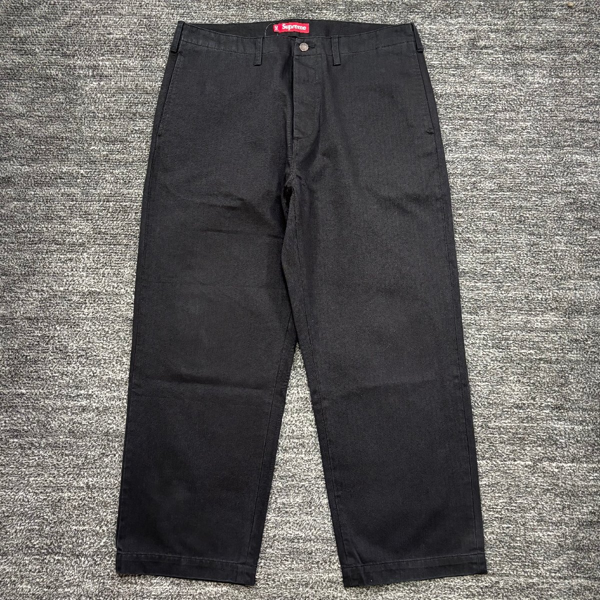 Supreme チノパン サイズ34 黒 ワークパンツ Yahoo!オークション -「supreme chino pant」の落札相場・落札価格
