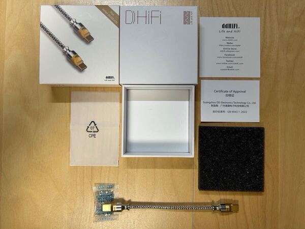 ddHiFi TC07S USB-C to USB-Cケーブル 新品同様