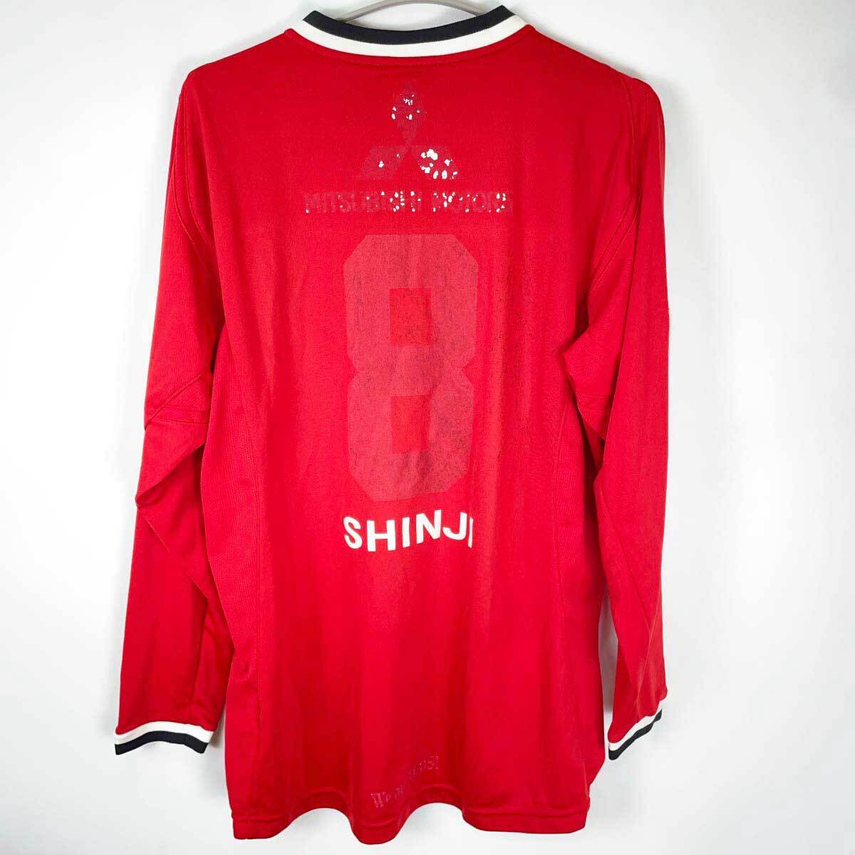 浦和レッズ Nike サッカーシャツ Lサイズ 小野伸二サイン入り 浦和レッズ Nike サッカーシャツ Lサイズ 小野伸二サイン入り