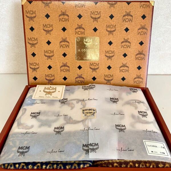 未使用 MCM エムシーエム フェイスタオル 2枚セット 綿100% 日本製 ファルべ タオル 保管品 【箱無し送料無料】