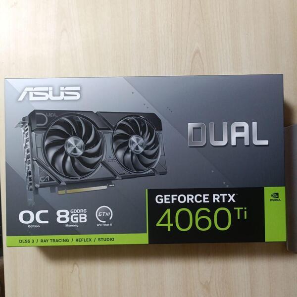 ASUS GEFORCE RTX 4060 Ti OC Edition DUAL 8G