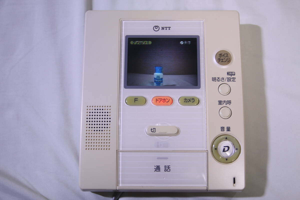 カラーカメラドアホンモニターPⅡ　カラーカメラドアホンPⅡ×2セット　おまけ付き カラーカメラドアホンモニタ-PⅡ｜テルワールド（NTT中古