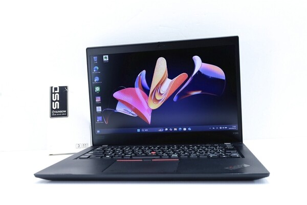 13.3型 Lenovo ThinkPad X395 DDR4 8GB Ryzen 5 3500U★8世代 i7相当 SSD256GB WIFI Office Bluetoothノートパソコン Windows11 16314f