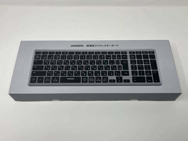 UGREEN ワイヤレスキーボード Bluetooth&2.4G USB-C充電式 無線 薄型 日本語配列 JISキーボード