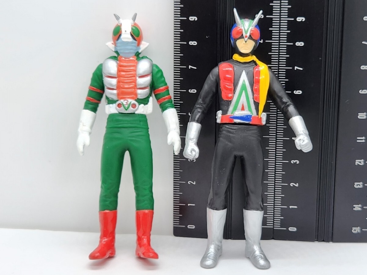 在庫最後 ライダーマン 仮面ライダー 高27cm ソフビ 緑 Yahoo!オークション -「ライダーマン ソフビ」(仮面ライダー