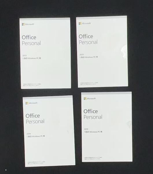 正規品 Microsoft Office Personal 2019 OEM版 4 本セット