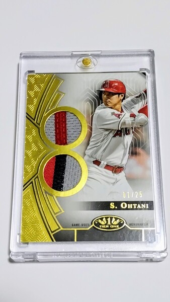大谷翔平 ファーストナンバー 2023 TOPPS TIRE ONE SHOHEI OHTANI 25枚限定 ジャージカード bbm エンゼルス ドジャース レリック