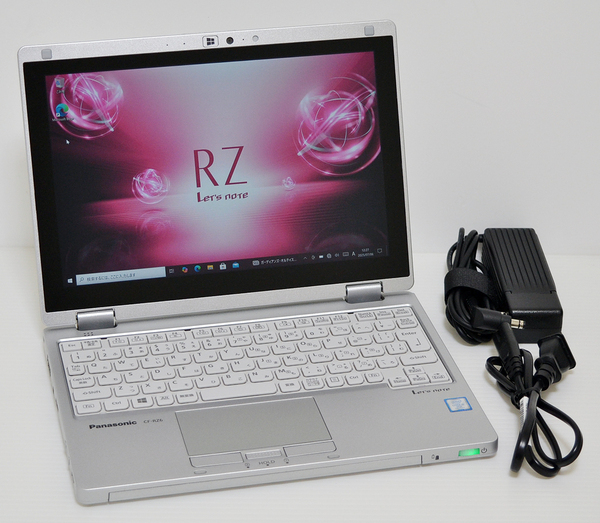 ★CF-RZ6RFRVS Core i5-7Y57/10.1型TFT 8GB/SSD256GB/LTE対応/無線LAN/カメラ/Windows 10Pro★累積1530h