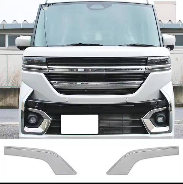 ☆ 限定1個 メッキ3点セット スズキ スペーシア カスタム MK94S MK54S フォグトリム リヤリフレクター サイドミラー ☆