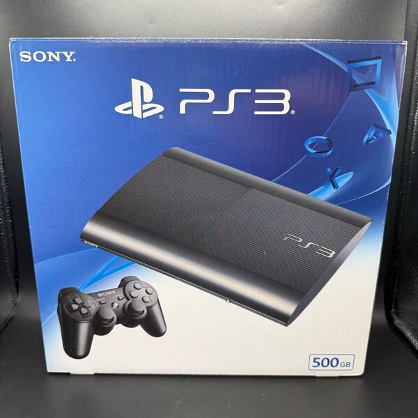【送料無料】未使用品 PlayStation3 チャコール・ブラック 500GB (CECH4300C) PS3 SONY ソニー CECH-4300C