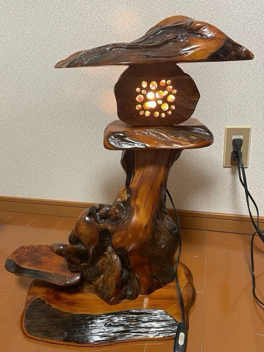 屋久杉 置物 骨董品 時代物 灯籠 灯篭 Yahoo!オークション -「屋久杉 置物」の落札相場・落札価格