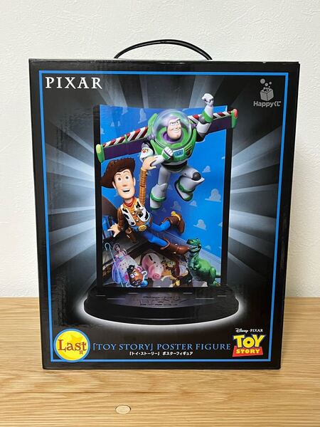 未開封 Happyくじ PIXAR 2025 Last賞 トイストーリー ポスターフィギュア / ピクサー トイ・ストーリー ラストワン ウッディー バズ ラスト