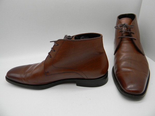 □★【 LANVIN collection 】◆ 革ブーツ 25cm位(表示=6・1/2、24.5cm)茶色 ブラウン ランバン