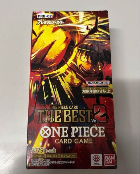 ONE PIECEカードゲーム プレミアムブースター THE BEST vol.2 PRB-02 1BOX(10パック入り) ワンピースカードゲーム