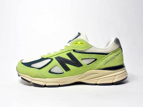 定価1万円OFF!新品【ニューバランス】US8D(26cm)・U990NB4・スエードレザー・メイドインUSA/テディ サンティス/990V4/U990GR4/U990BL4)